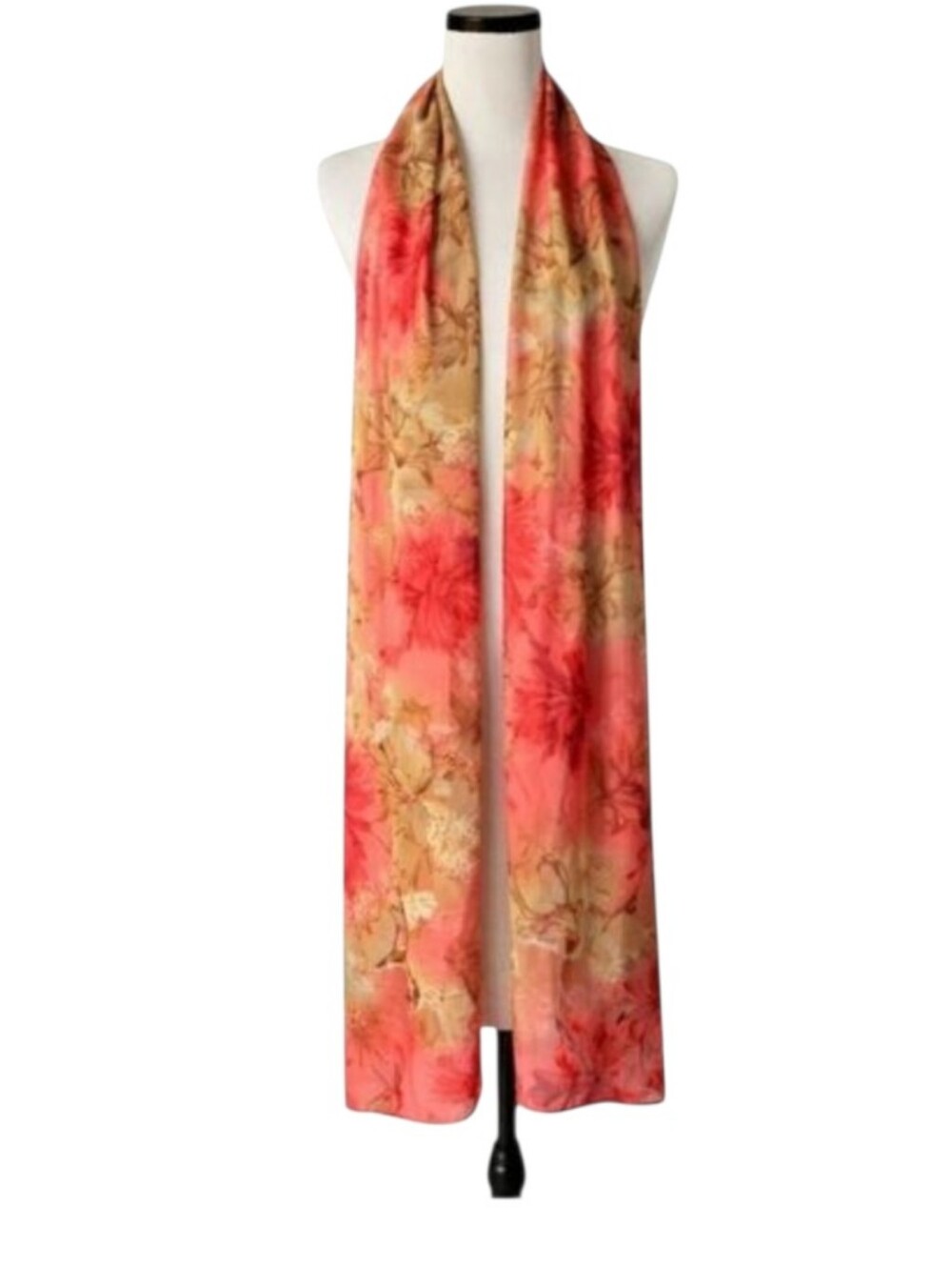 Art Devoré Burnout Silky Floral Scarf/Shawl